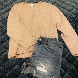 ♥︎ Blush H&M Sweater ♥︎